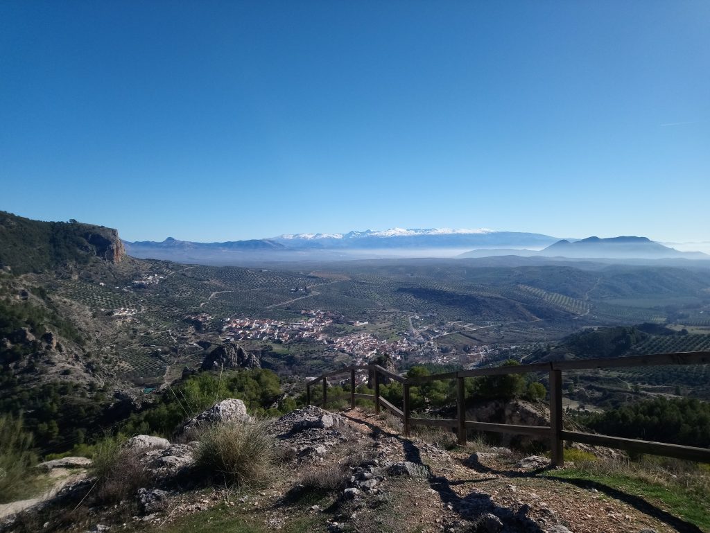 View of Sierra Nevada from Moclín