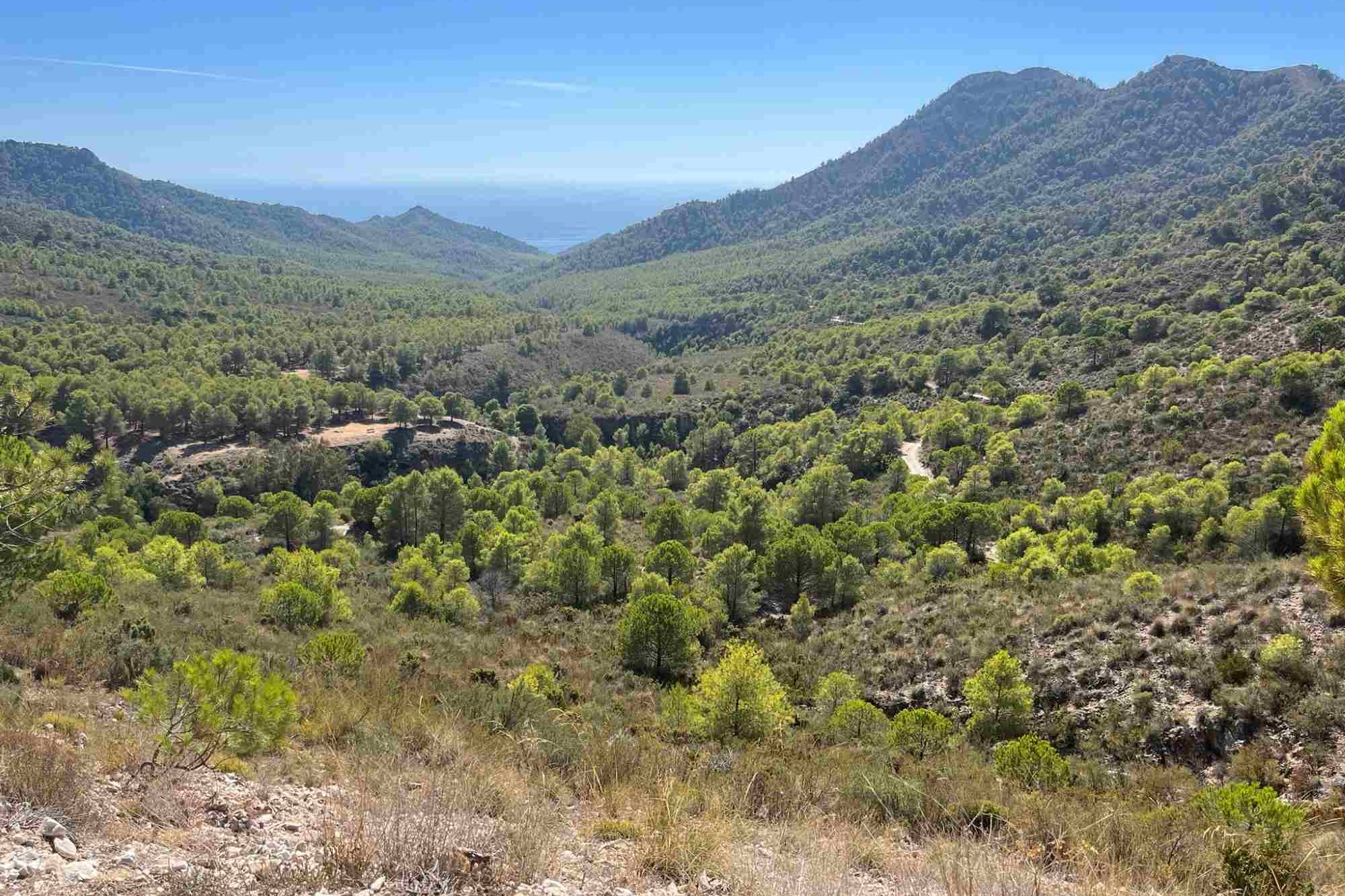 View towards Maro from GR-249