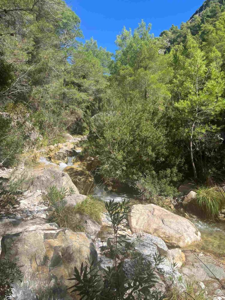 River Chillar between Frigiliana and Maro